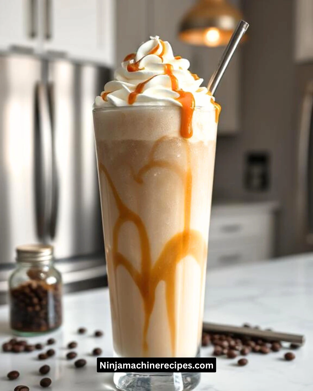 ninja slushie caramel frappe recipe