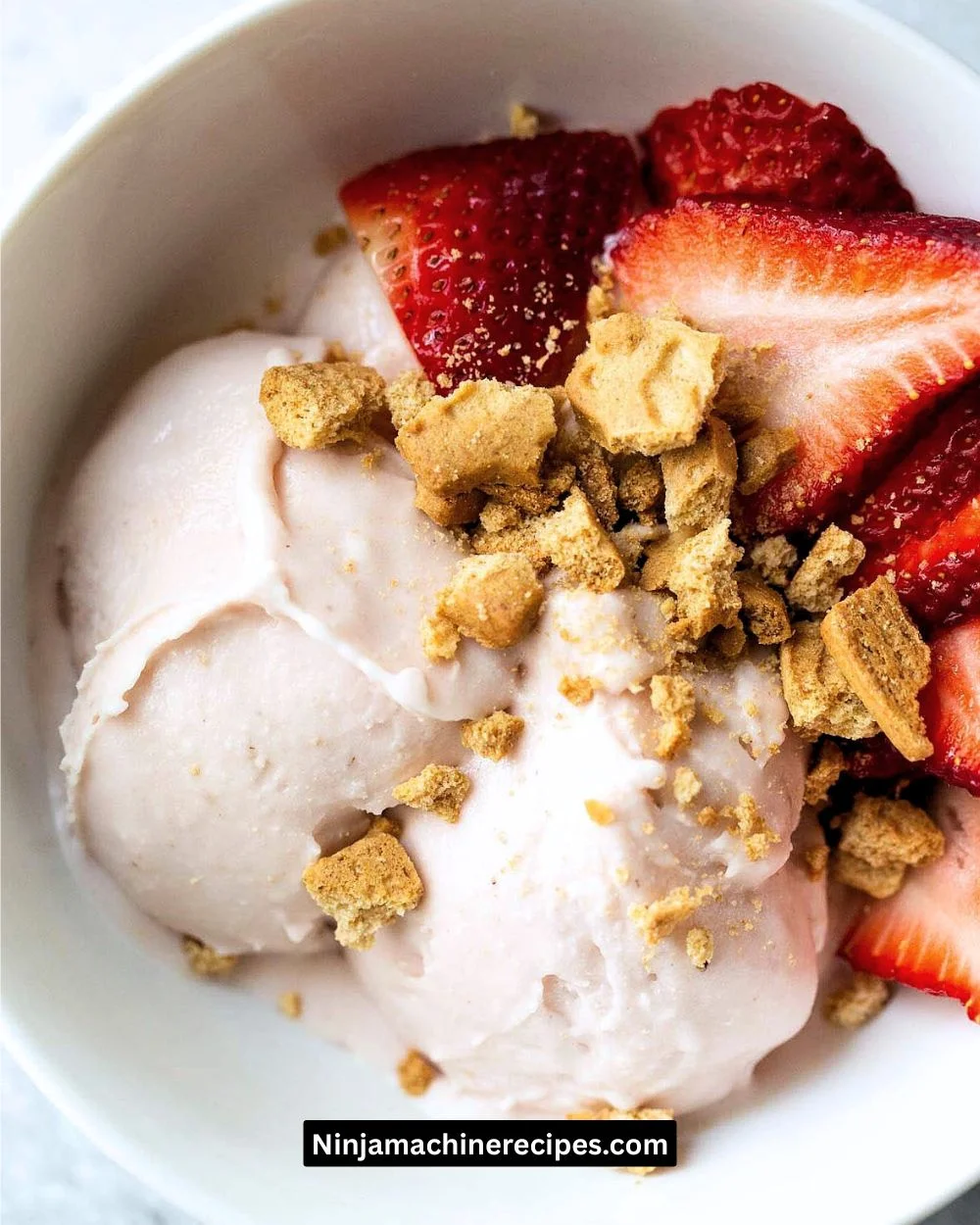 Ninja Creami Strawberry Cheesecake Ice Cream