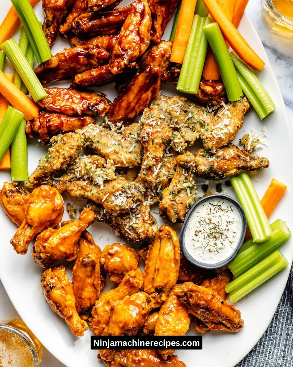 Crispy Ninja Air Fryer Chicken Wings