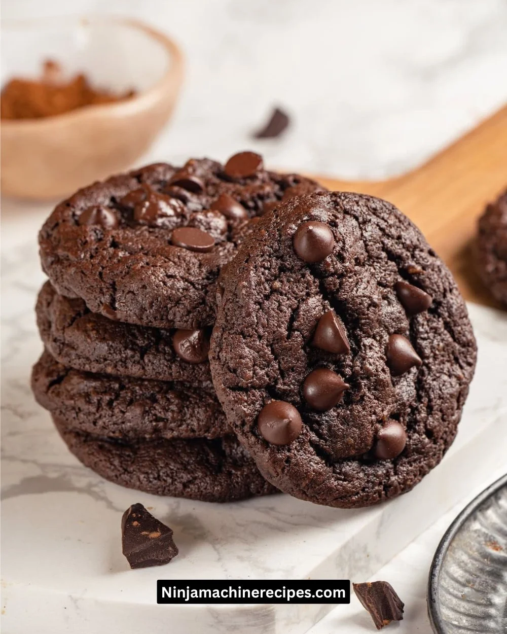 Double Chocolate Chunk Cookies