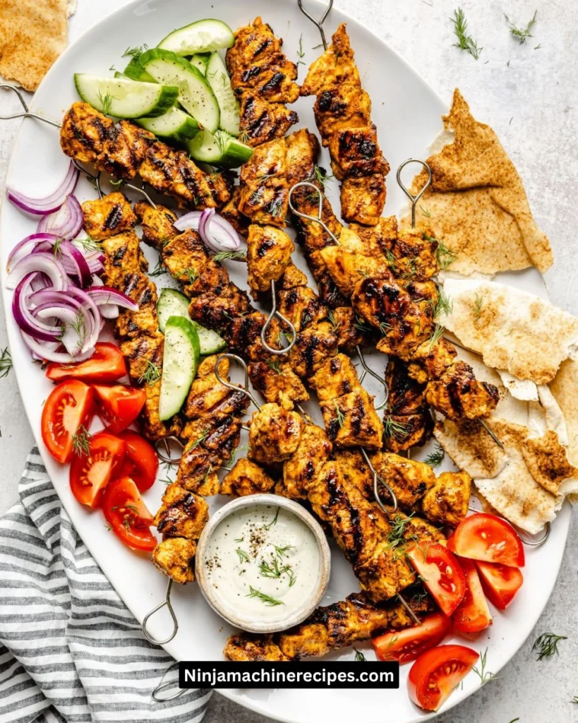 Grilled Chicken Shawarma Kebabs