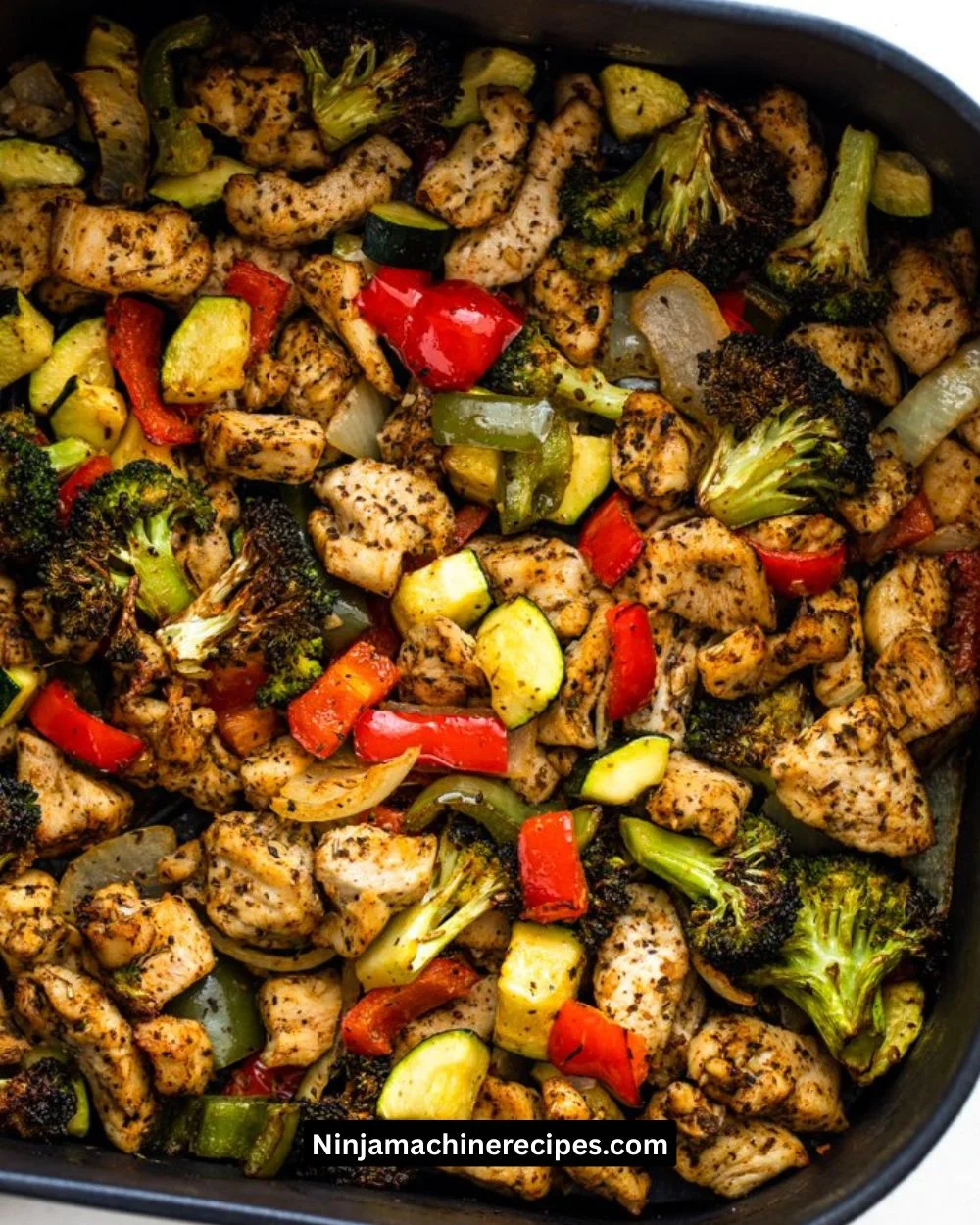 Healthy Ninja Air Fryer Chicken and Veggies