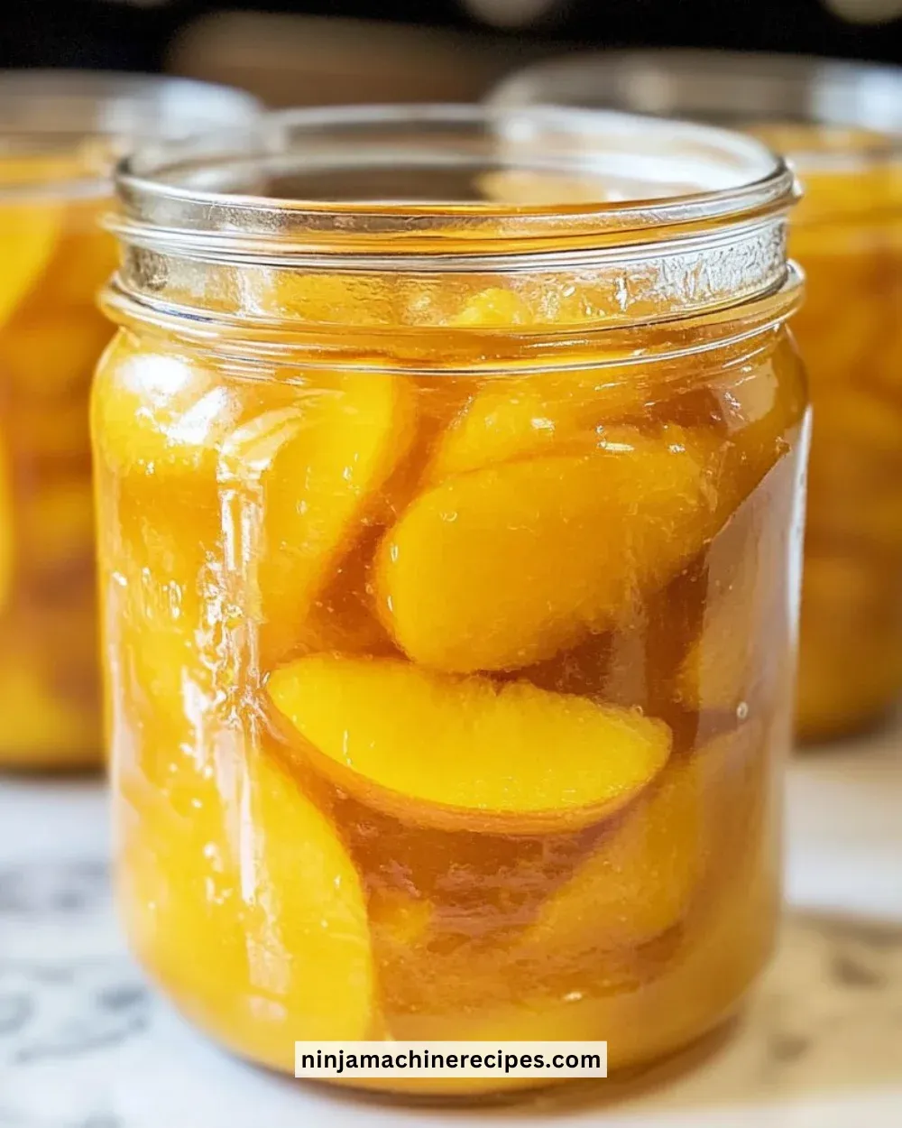 Homemade Canned Peach Pie Filling
