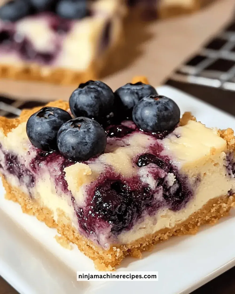 Easy Blueberry Cheesecake Bars