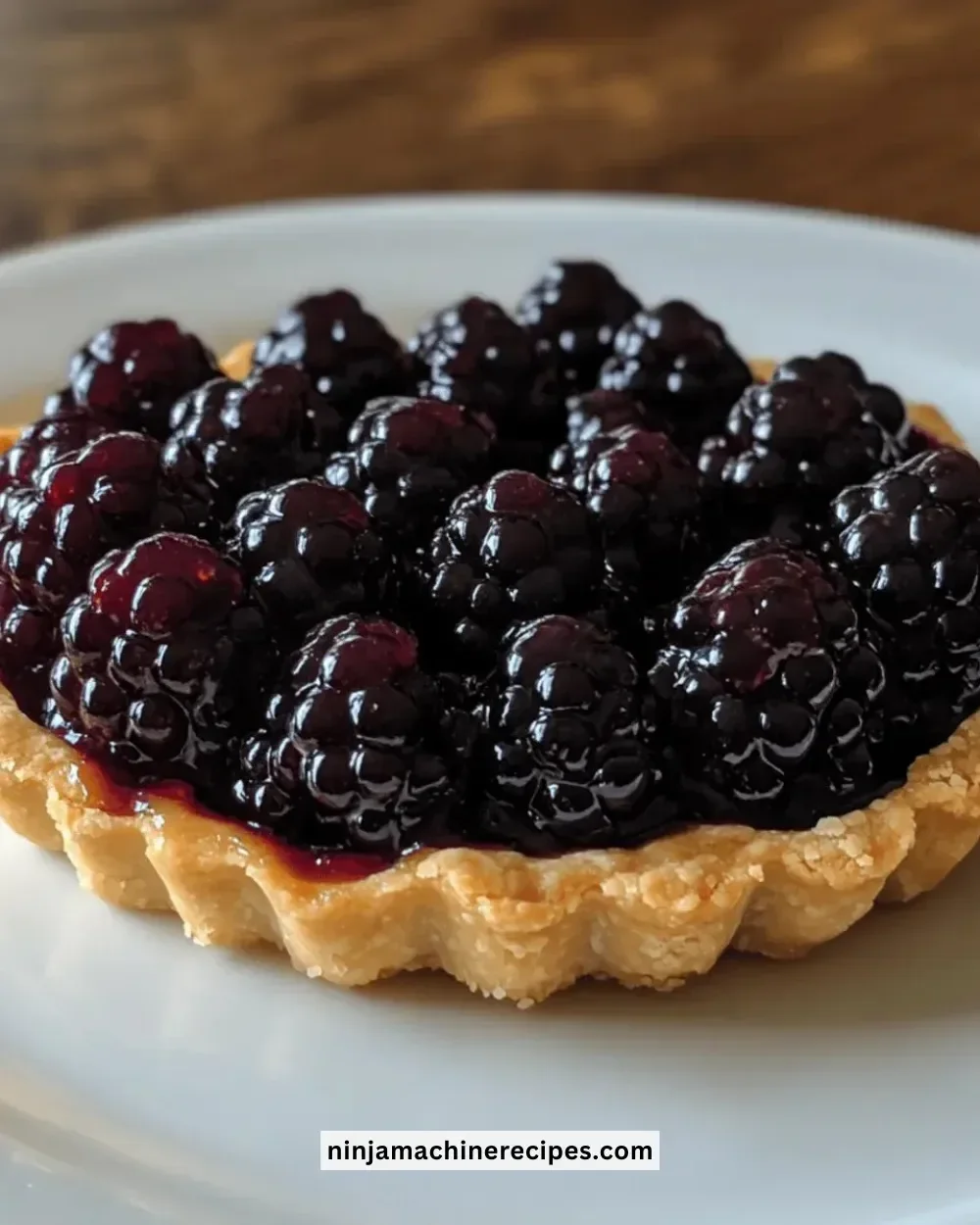 Irresistible Easy Blackberry Tart with fresh blackberries and flaky crust