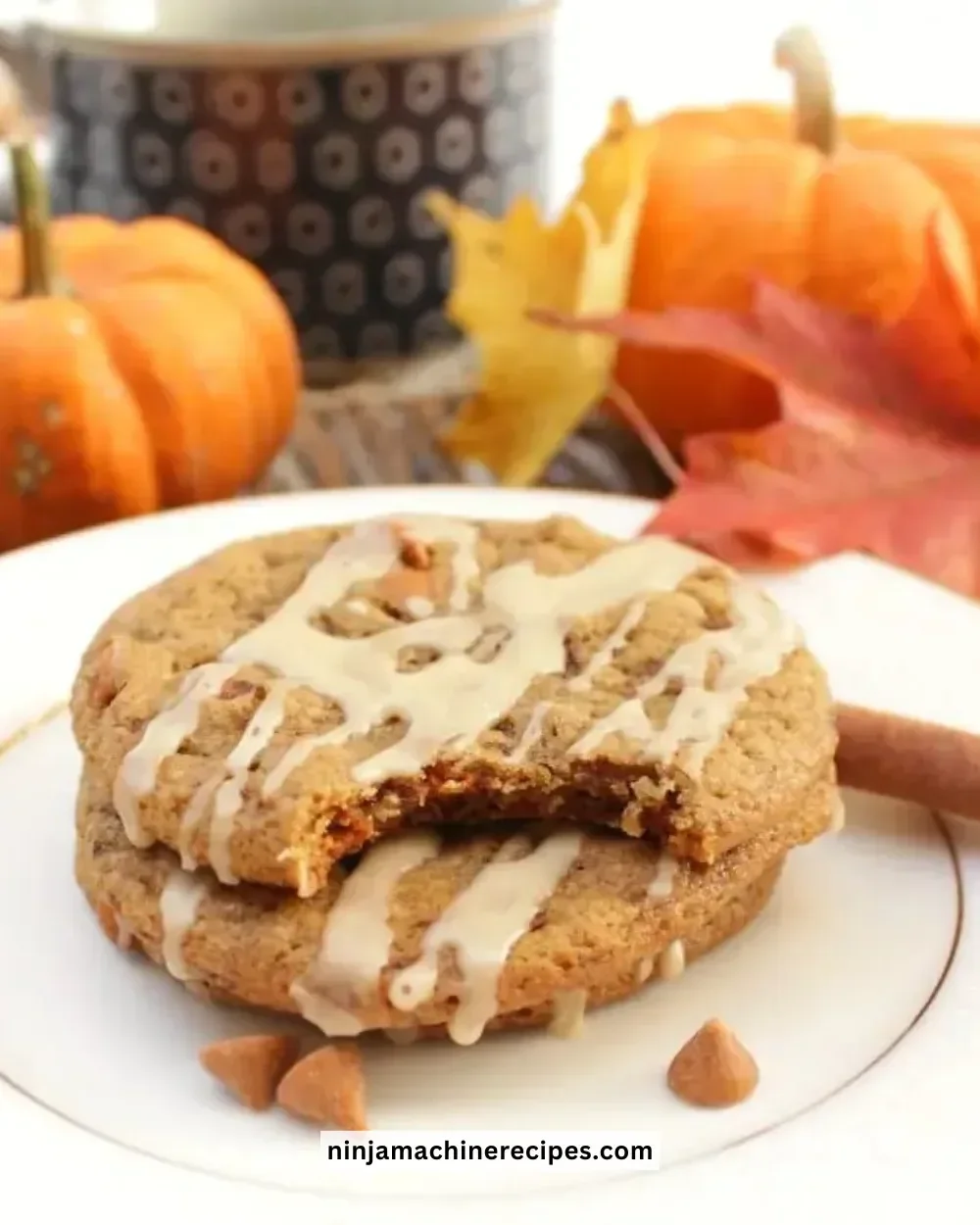 Delicious Pumpkin Spice Latte Cookies with autumn spices