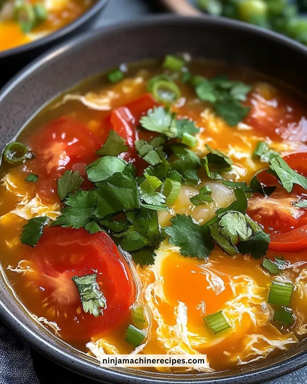 Tomato Egg Drop Soup