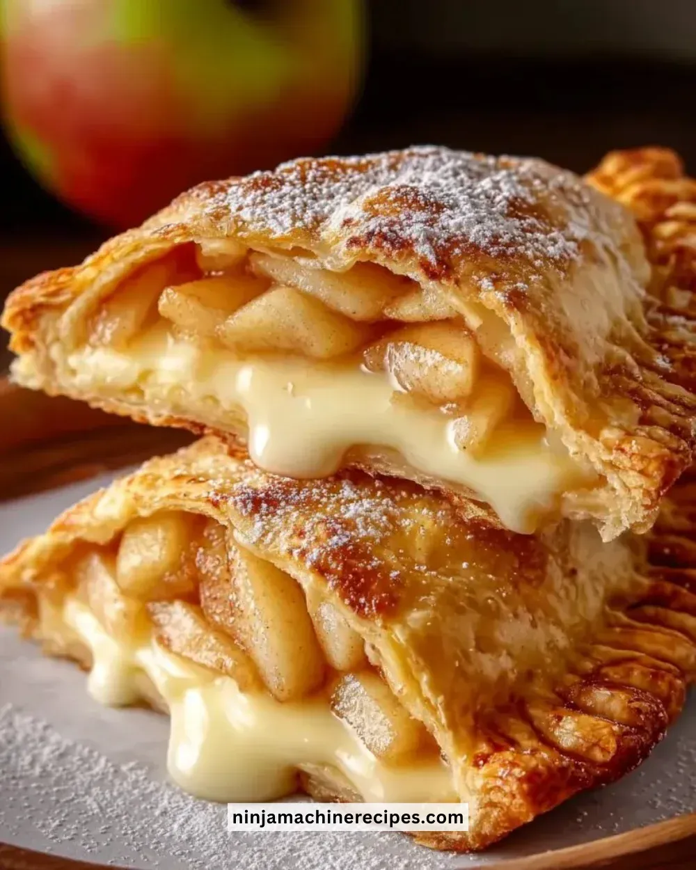 Cheesecake Stuffed Apple Pies