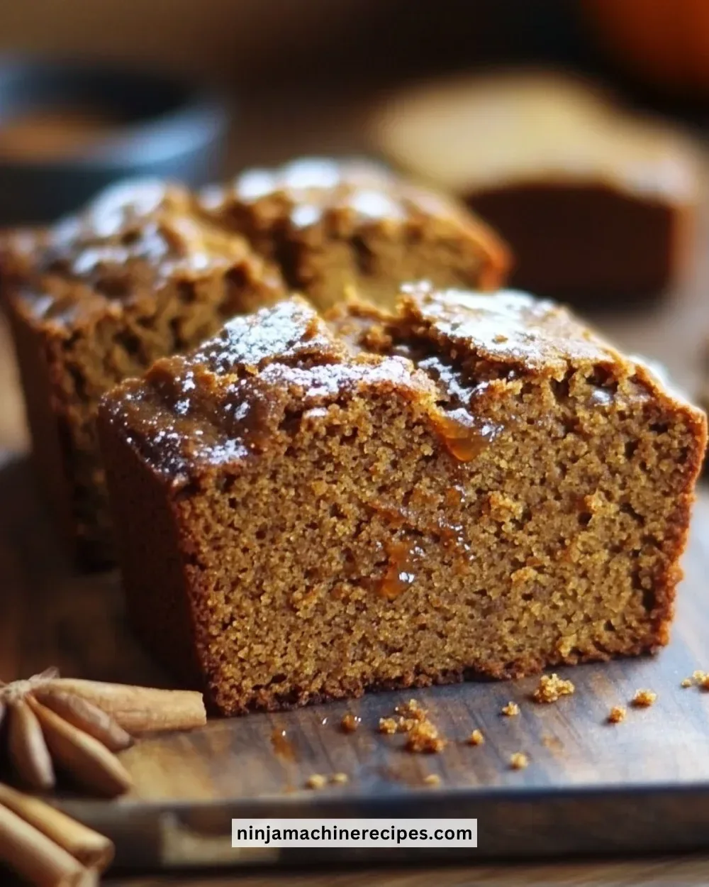Chai Spice Maple Pumpkin Bread with warm spices and pumpkin flavor