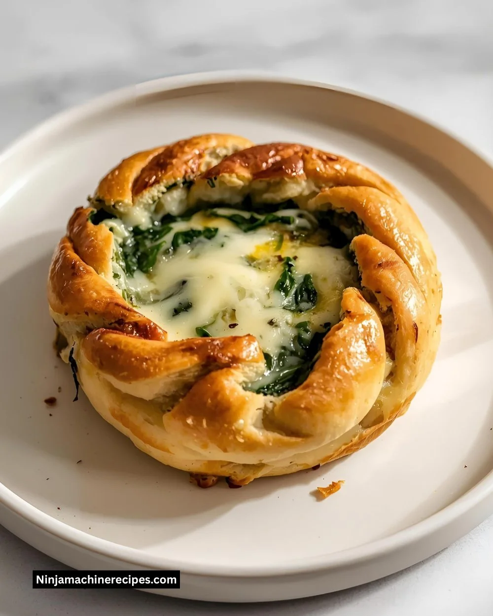 Cheesy Spinach Stuffed Bread
