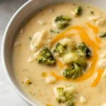 Creamy Broccoli Cheddar Soup