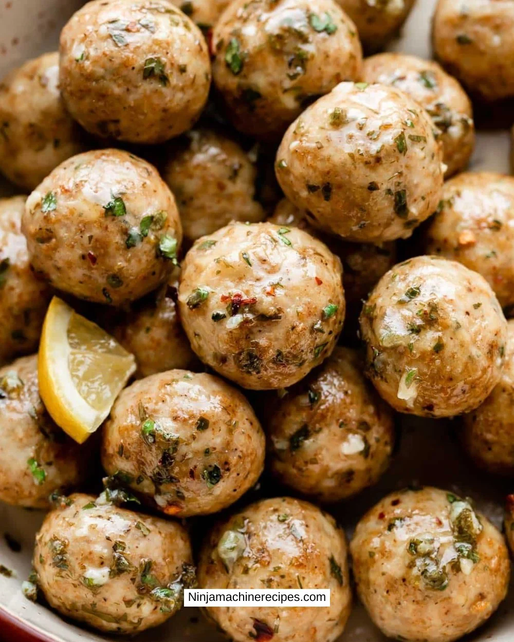 Easy Baked Chicken Meatballs