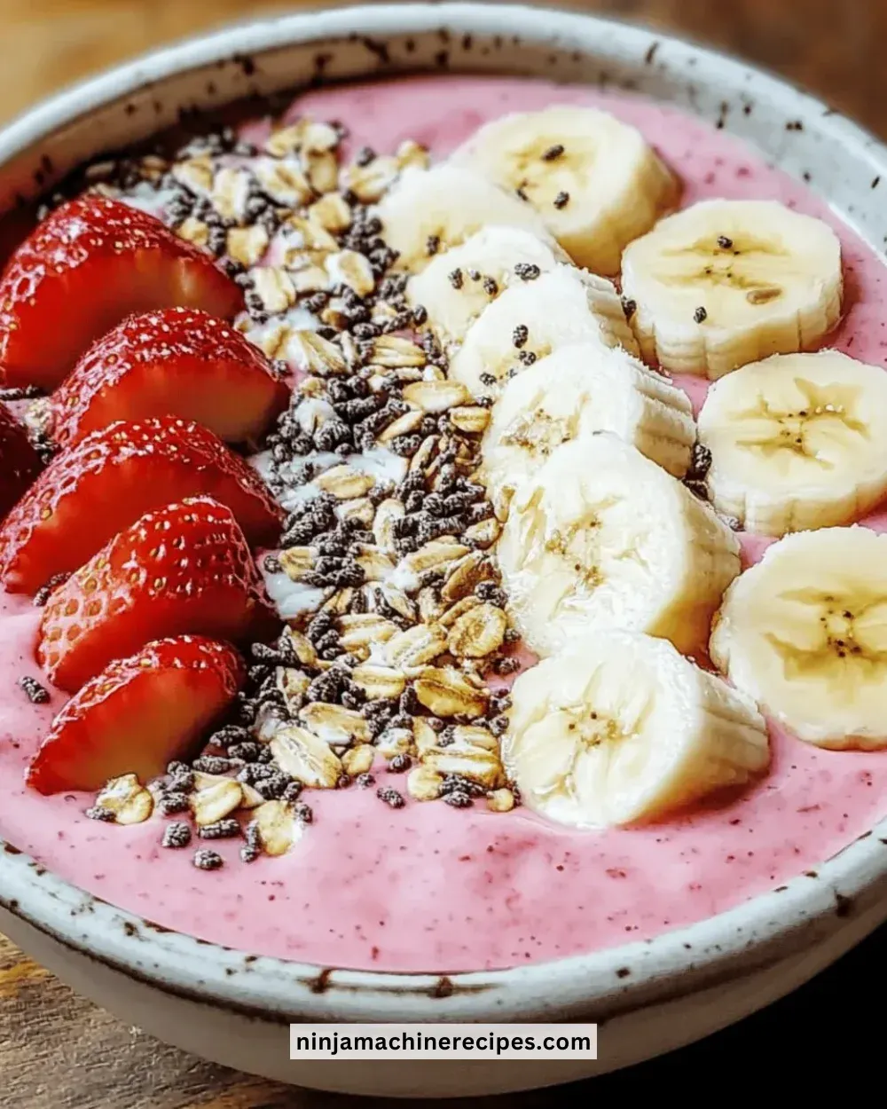 Best Strawberry Banana Smoothie Bowl