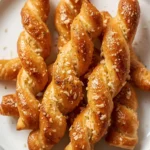 Garlic Parmesan Bread Twists