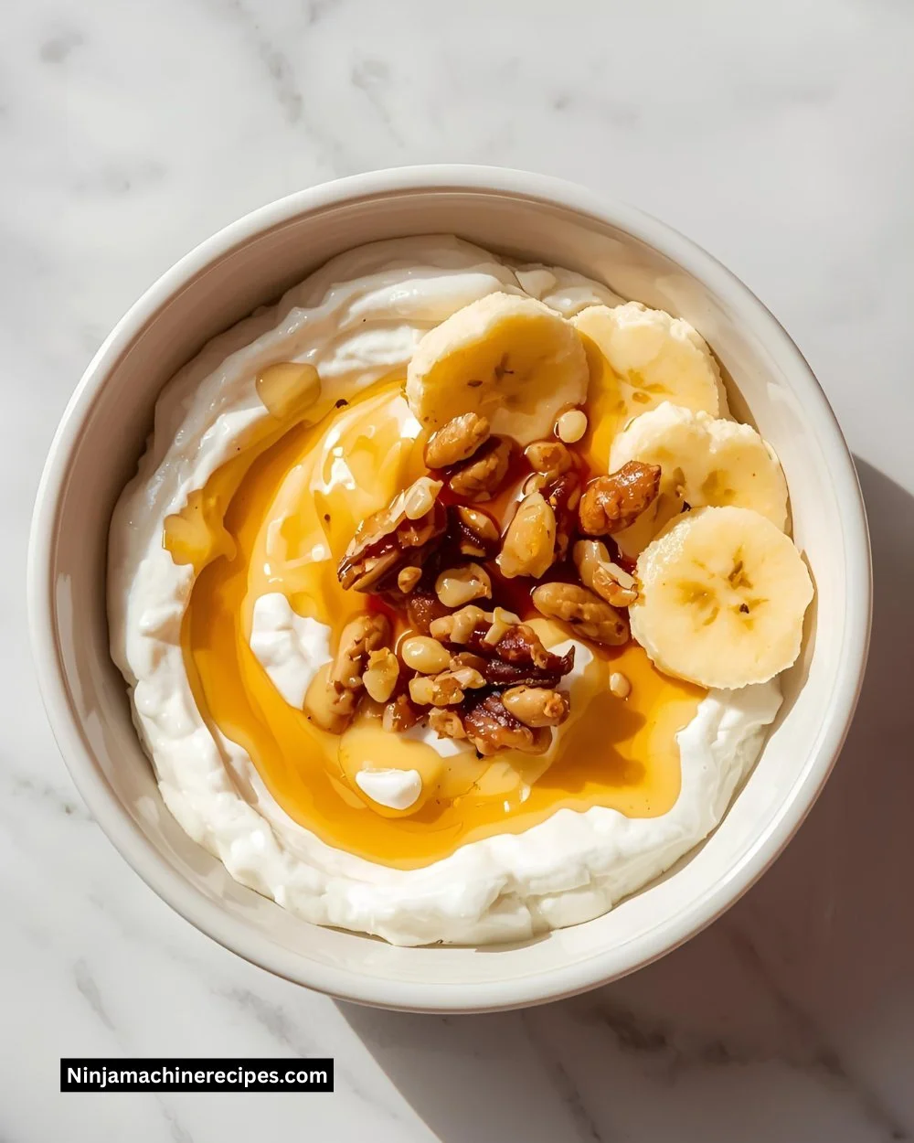Greek Yogurt Honey Bowl
