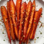 Honey Garlic Butter Roasted Carrots