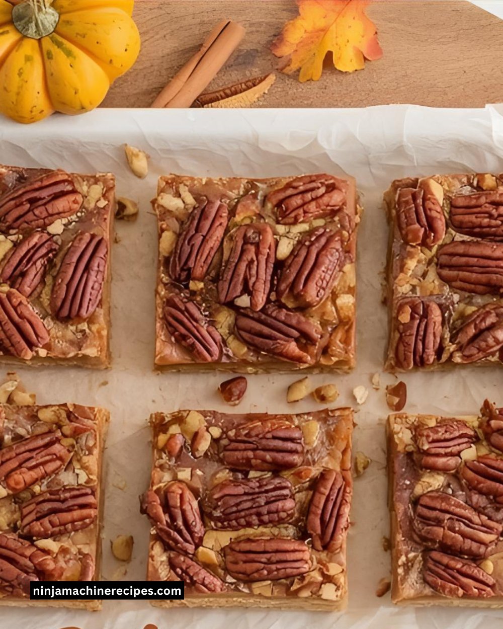 Healthy Vegan Pecan Pie Bars – Gluten & Dairy Free