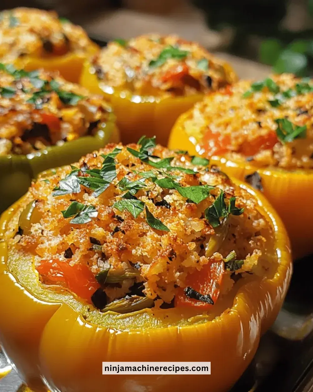 How to Make Mediterranean Stuffed Bell Peppers