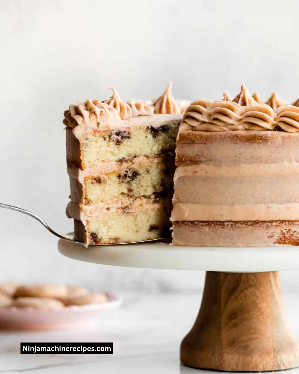 Delicious homemade Snickerdoodle Cake topped with cinnamon sugar