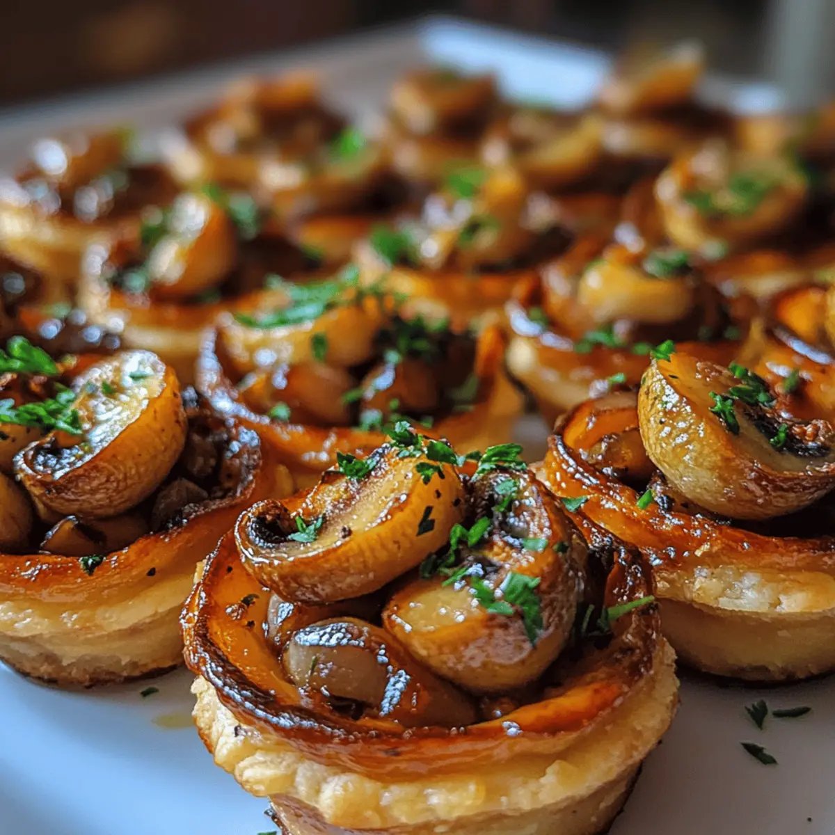 Irresistible Mini Mushroom Tart Bites