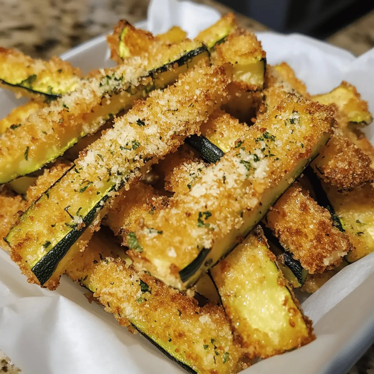Best Crispy Zucchini Parmesan Fries