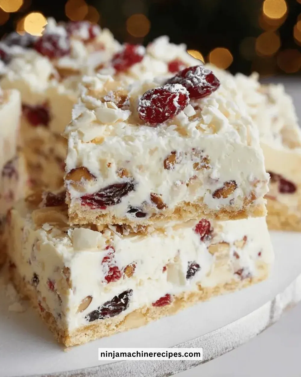 White Christmas Slice