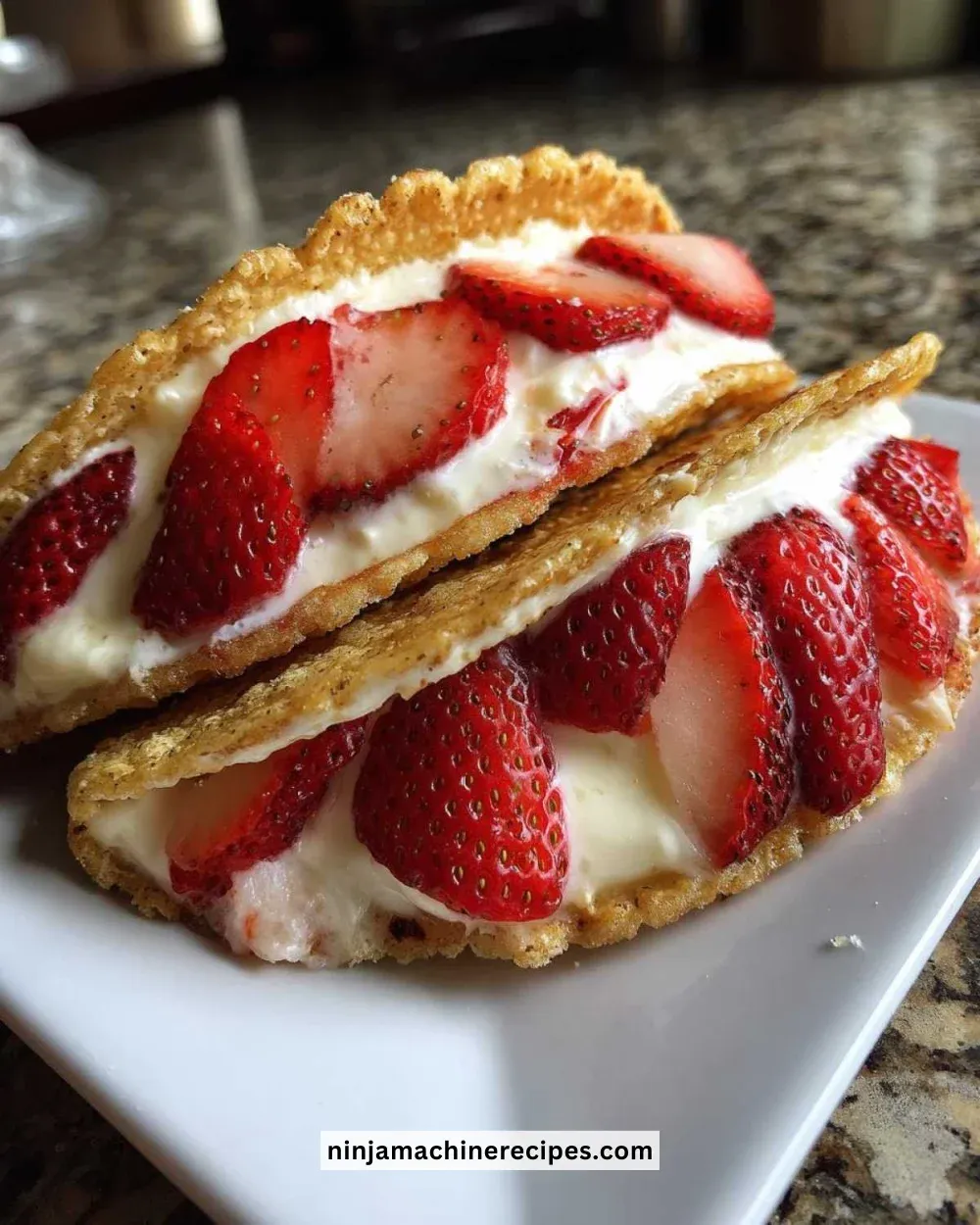 Strawberry Cheesecake Tacos