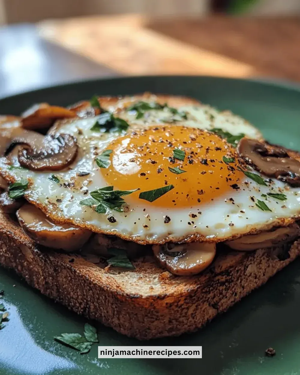 Easy Savory Mushroom Egg Toast