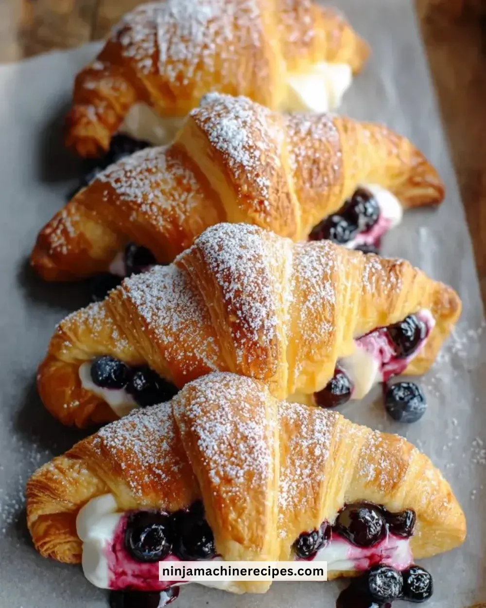 Blueberry Cheesecake Crescent Rolls