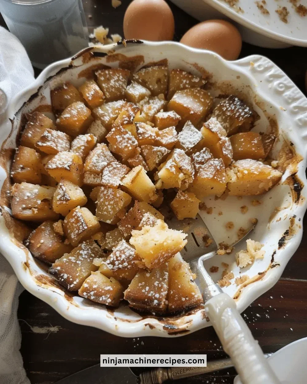 Microwave potatoes preparation for a quick side dish.