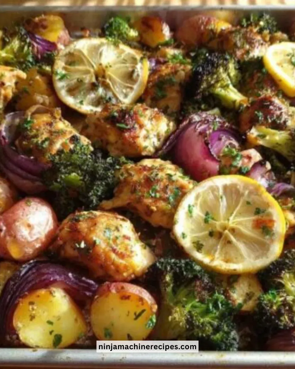 Sheet Pan Lemon Herb Chicken & Veggies