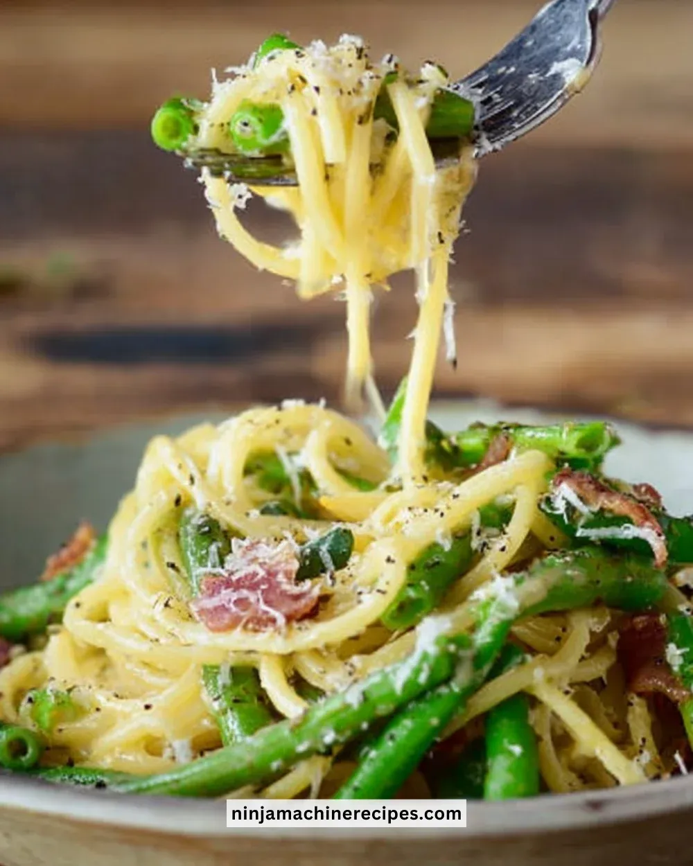 Runner Bean Carbonara