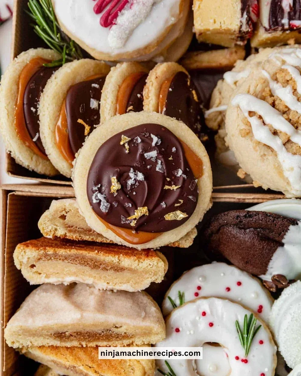 Best Christmas cookie box featuring a variety of festive cookies for the holidays.