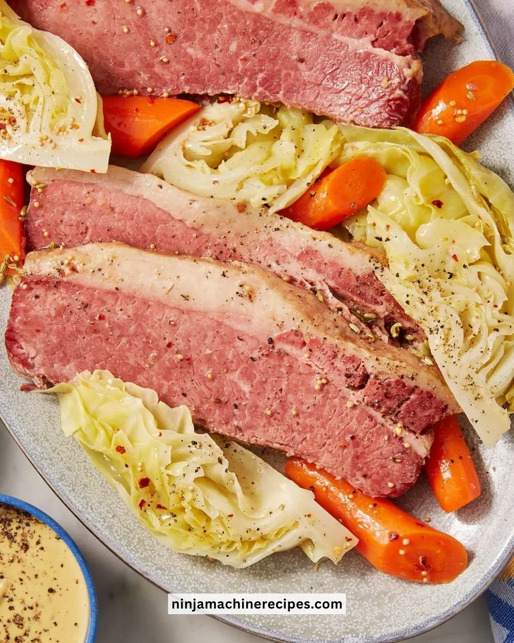Delicious Keto Corned Beef and Cabbage dish served on a plate