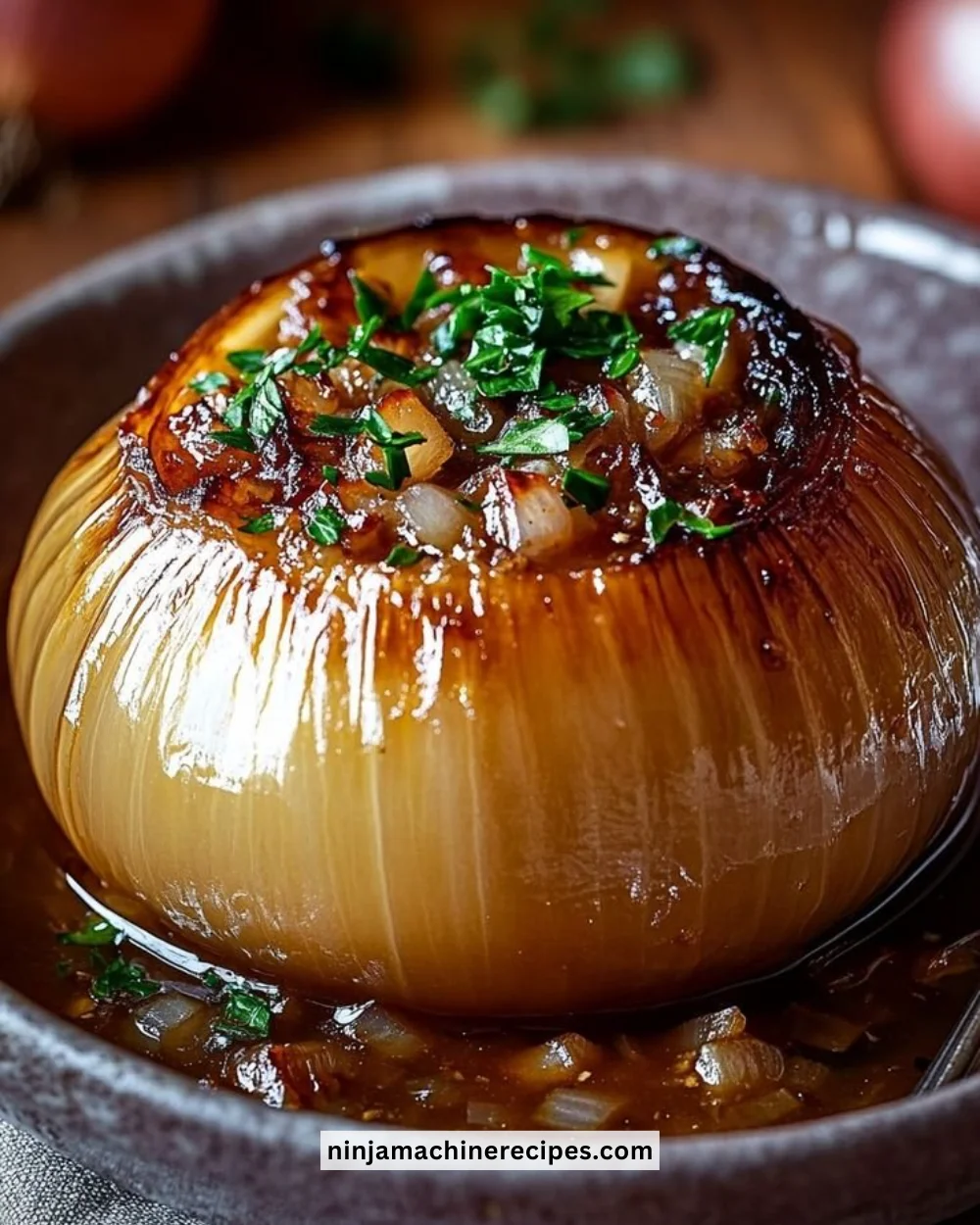 A bowl of boiled onions ready for a healthy dish