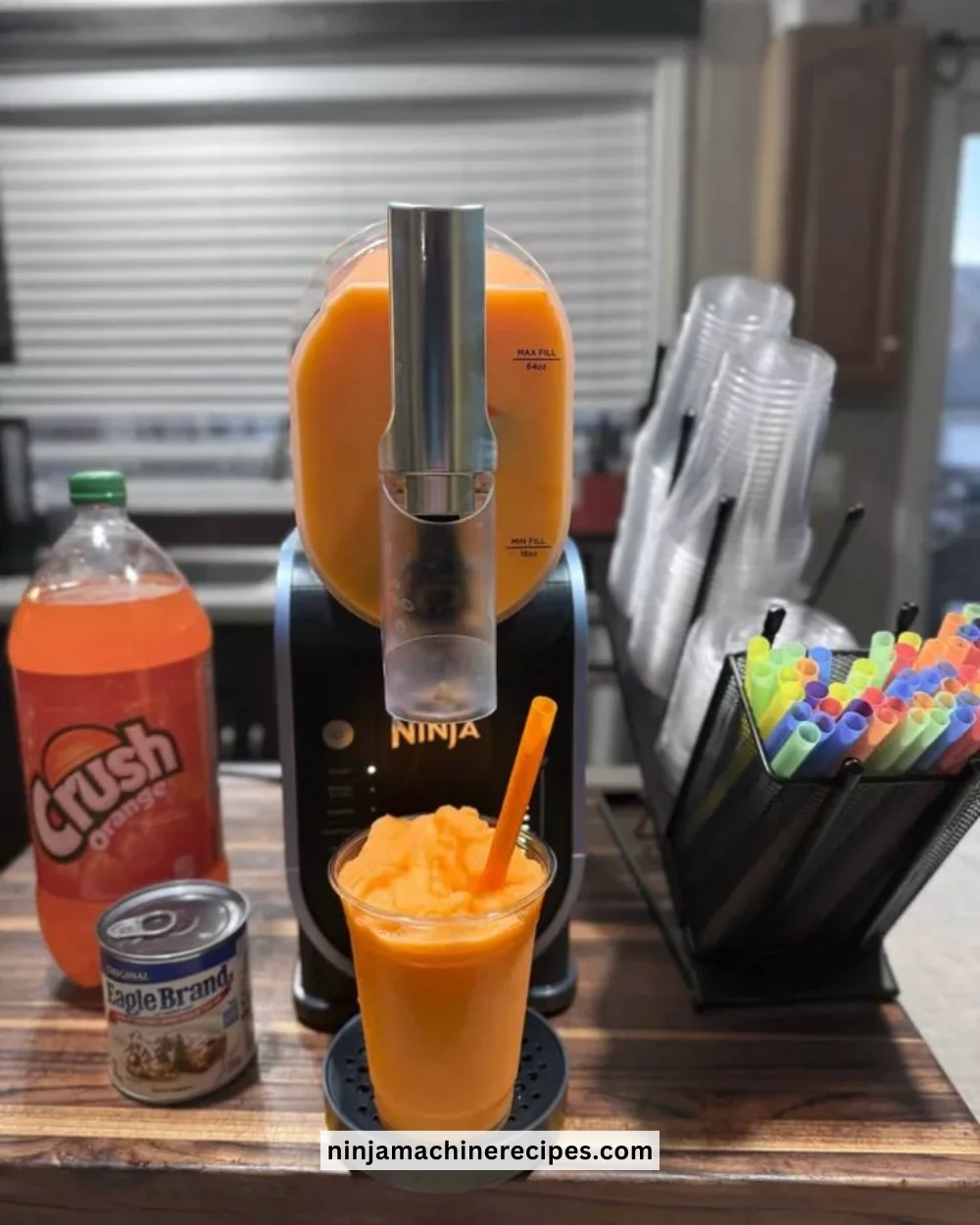 Delicious Dreamsicle Bliss dessert featuring orange and cream flavors.