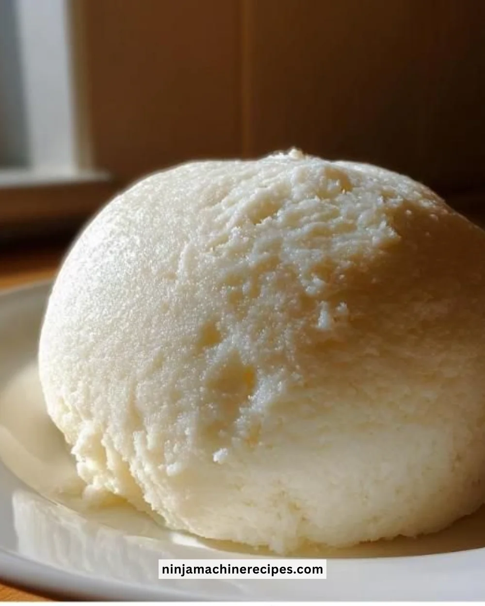 Delicious bowl of Fufu served with savory soup