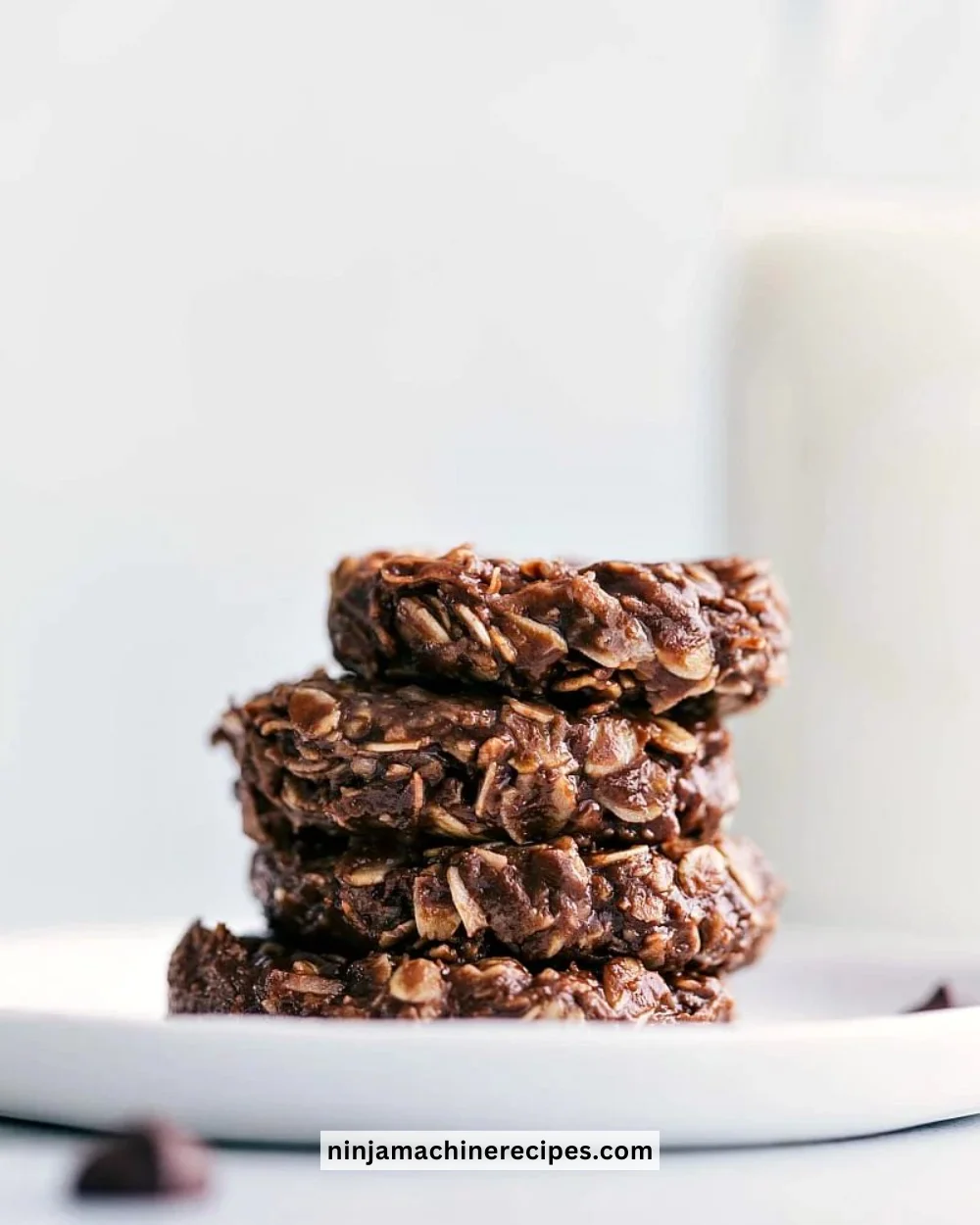 Healthy no bake cookies made with wholesome ingredients and no added sugar