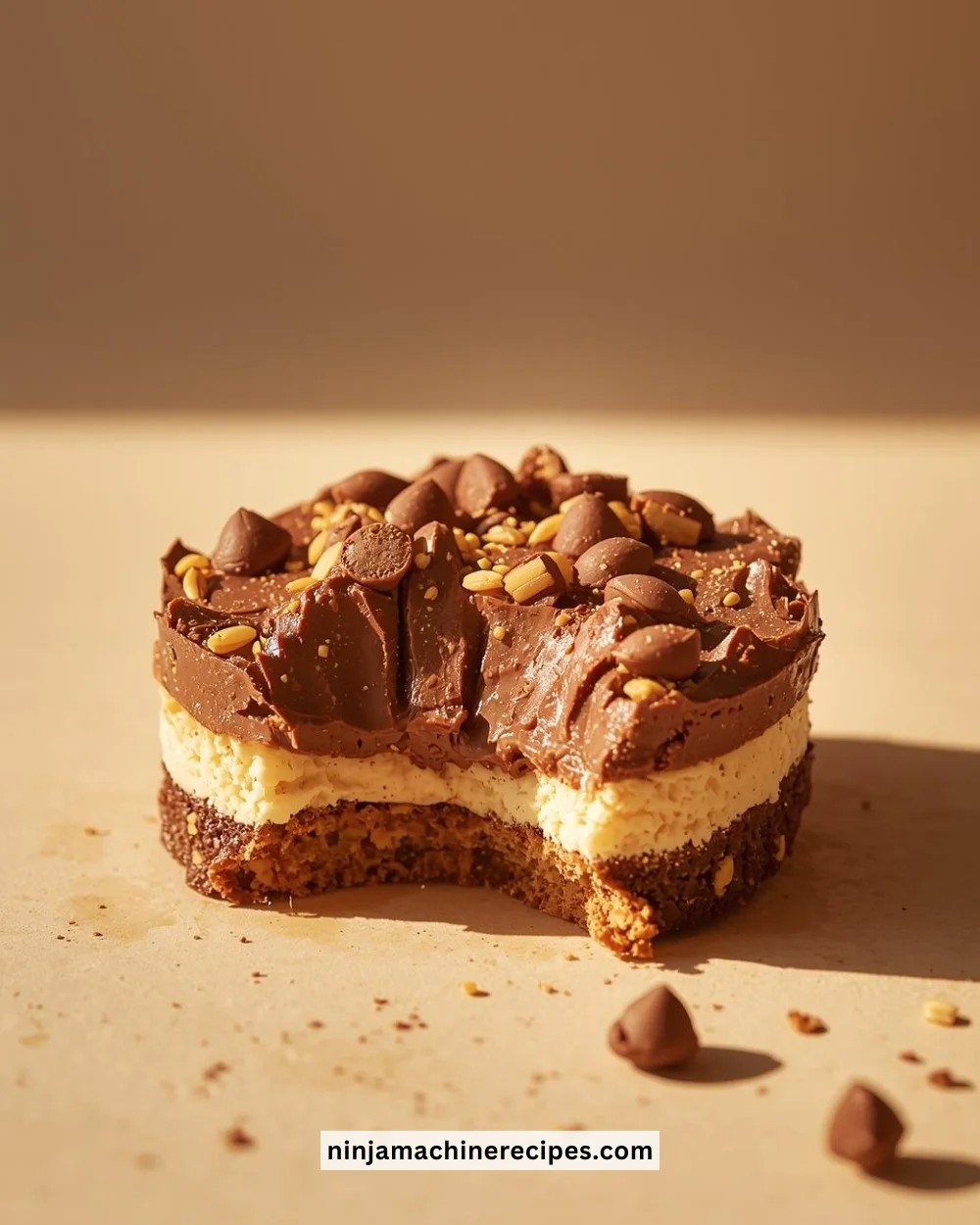 High protein dessert served for lunch with fresh fruits and nuts.