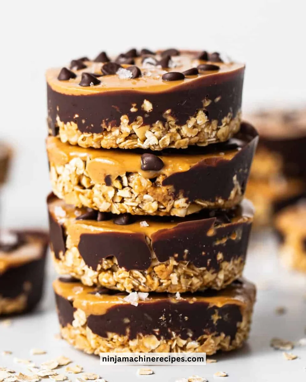 No Bake Peanut Butter Oat Cups - Healthy and easy snack recipe