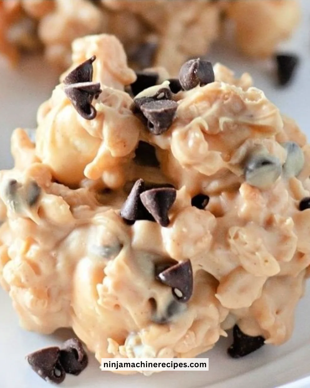 Homemade Avalanche Cookies with chocolate and marshmallows on a plate