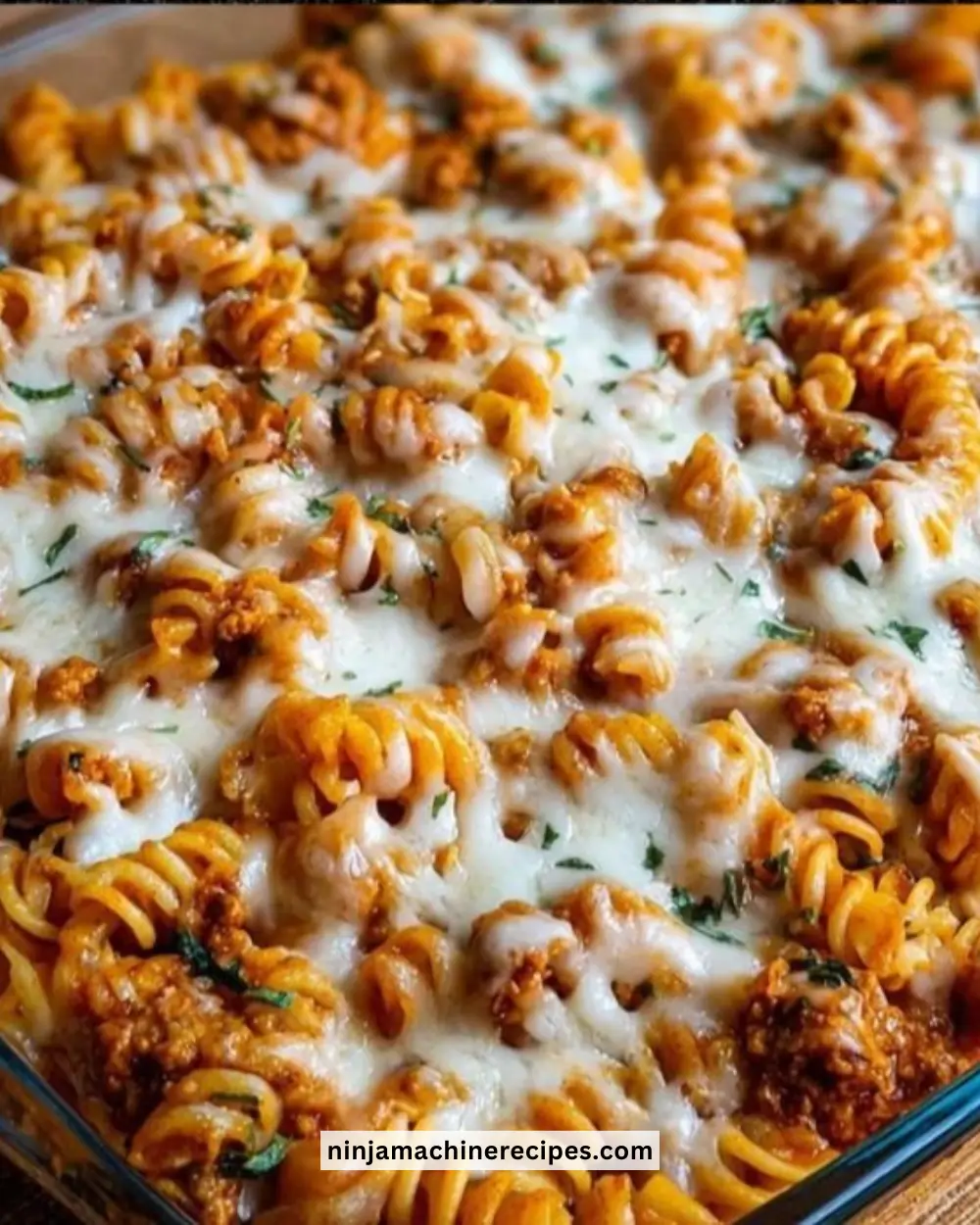 Cottage Cheese Protein Pasta Bake with Ground Beef