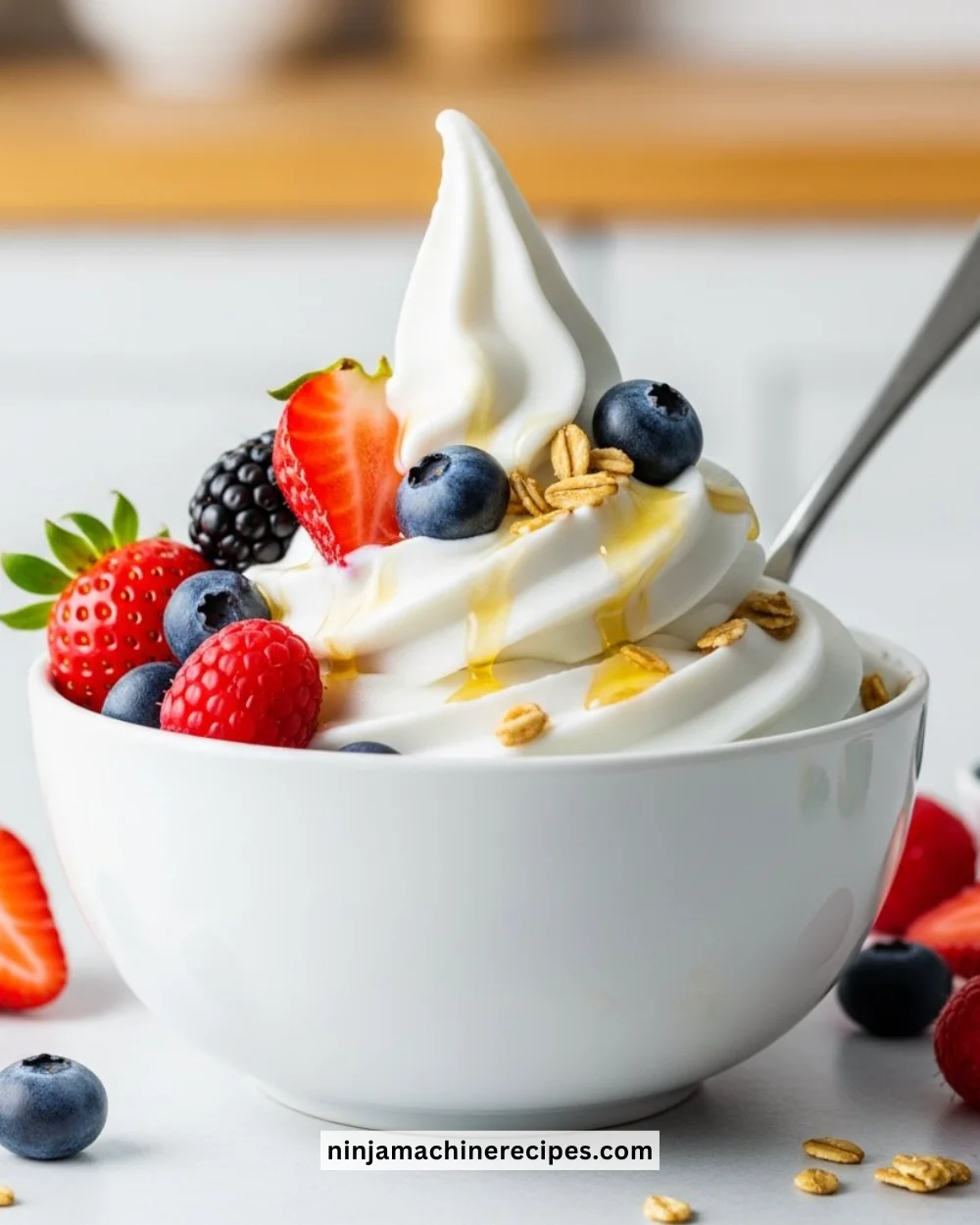 Easy Ninja Creami frozen yogurt recipe for a delicious, homemade treat