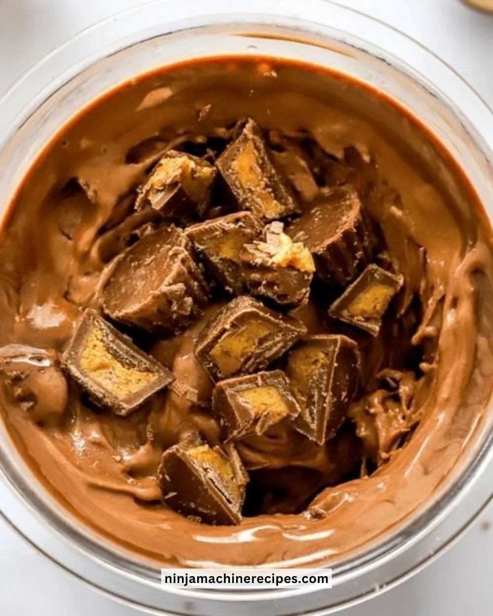 Delicious Ninja Creami Protein Ice Cream in a bowl with toppings