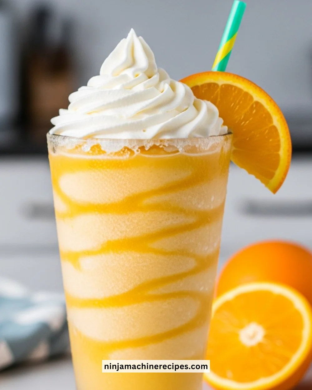 Refreshing Orange Whip drink inspired by Disney World flavors