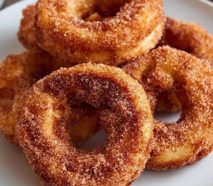 Air Fryer Cinnamon Apple Rings