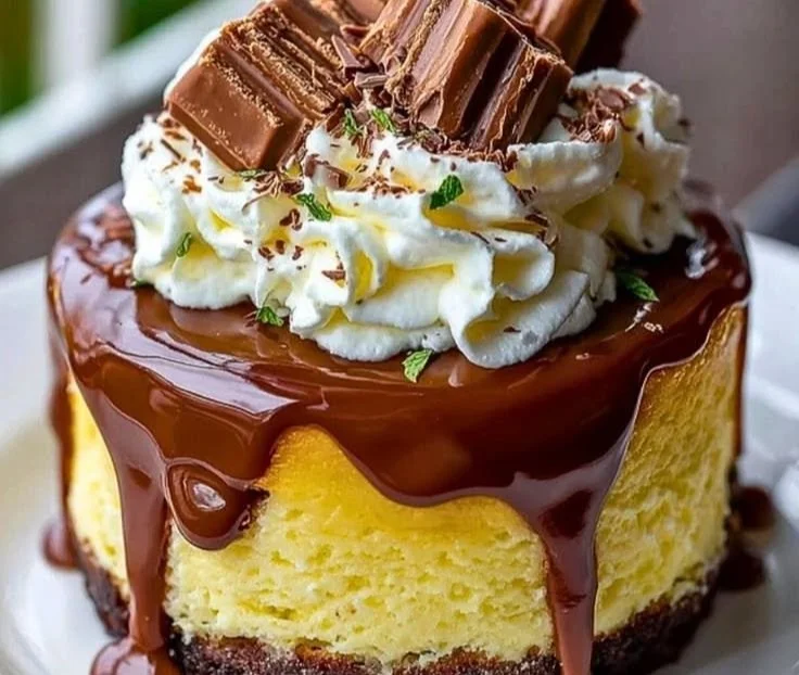 Boston Cream Pie Cheesecake