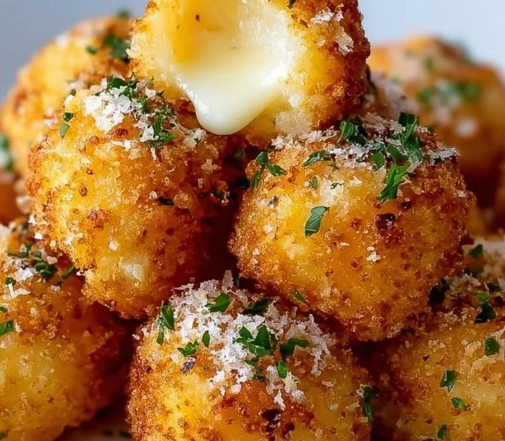 Cheesy Parmesan Mozzarella Bites