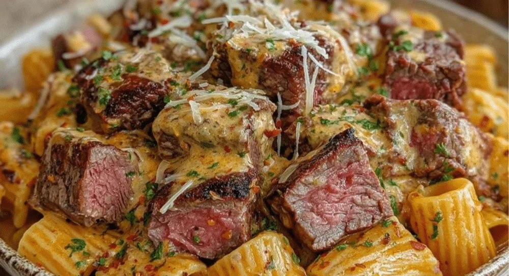 Creamy Cowboy Butter Steak Pasta