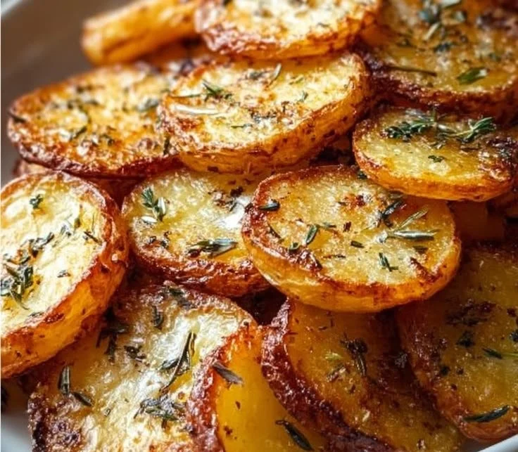 Crispy Sliced Potatoes